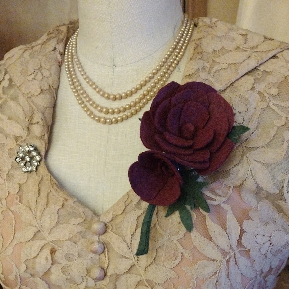 Felt Flower Corsage